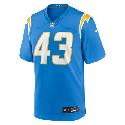 Men's Los Angeles Chargers Troy Dye Nike Powder Blue Game Jersey