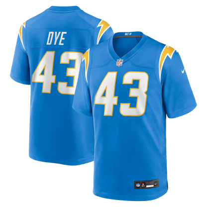 Men's Los Angeles Chargers Troy Dye Nike Powder Blue Game Jersey
