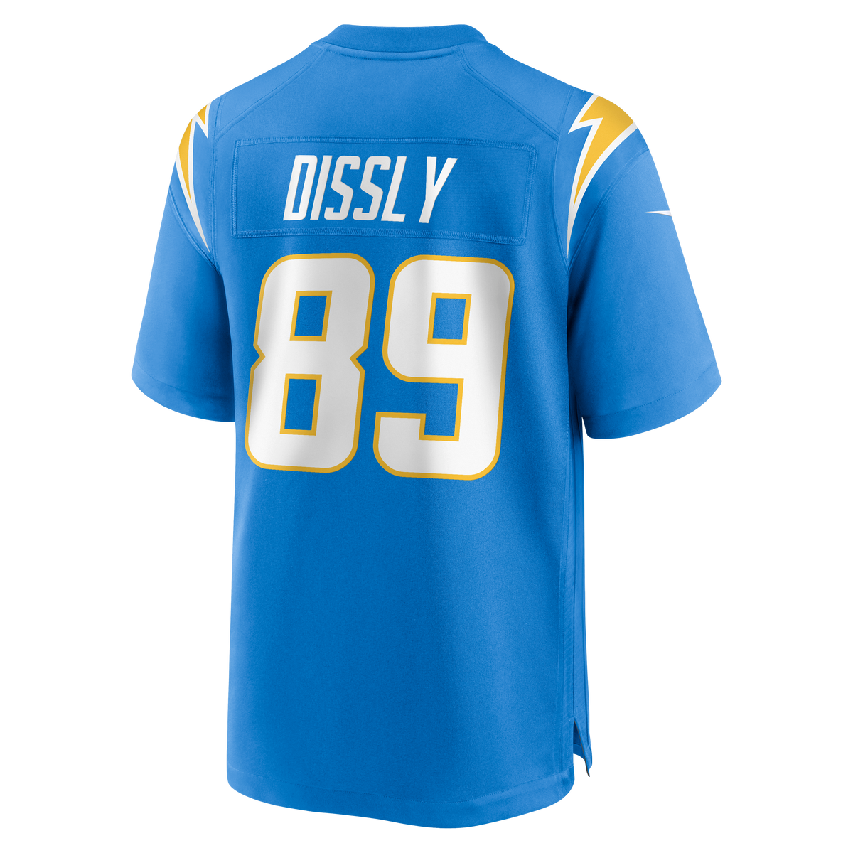 Men's Los Angeles Chargers Will Dissly Nike Powder Blue Team Game Jersey