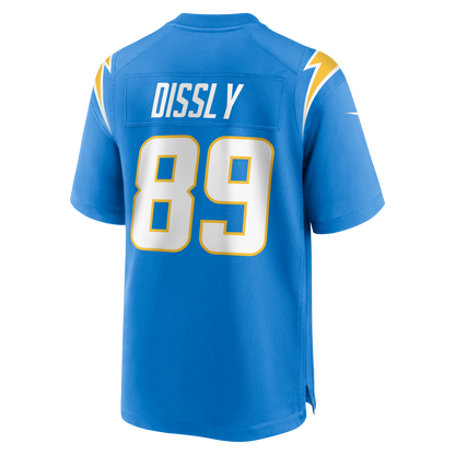 Men's Los Angeles Chargers Will Dissly Nike Powder Blue Team Game Jersey