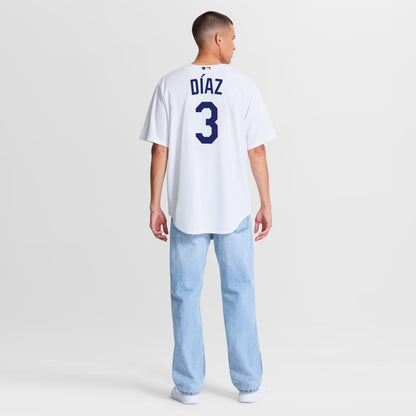 Men's Los Angeles Dodgers Edwin Dí­az Nike White Home Replica Jersey