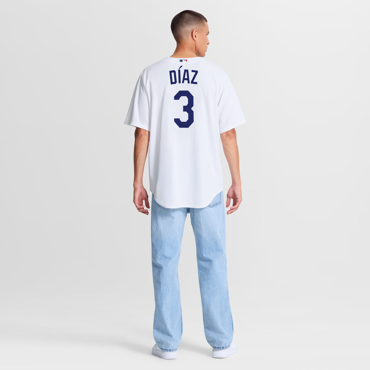 Men's Los Angeles Dodgers Edwin Dí­az Nike White Home Replica Jersey