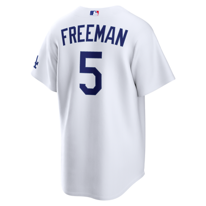 Men's Los Angeles Dodgers Freddie Freeman Nike White Home Stadium Jersey