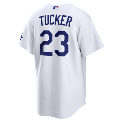 Men's Los Angeles Dodgers Kyle Tucker Nike White Home Stadium Jersey