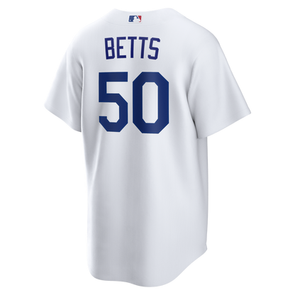 Men's Los Angeles Dodgers Mookie Betts Nike White Home Replica Jersey
