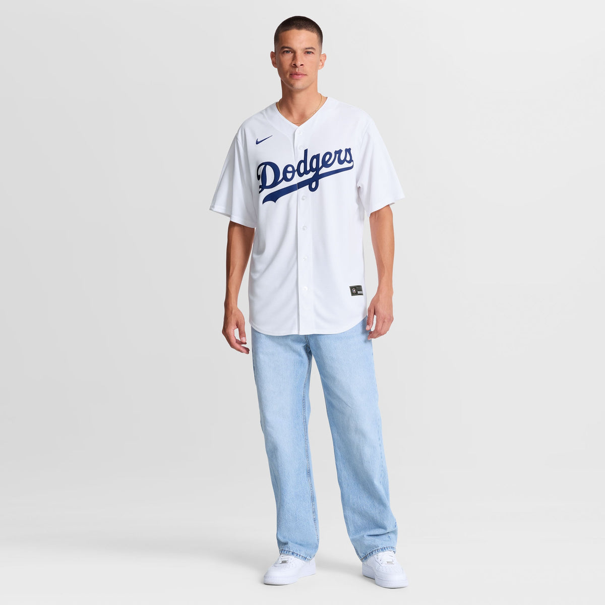 Men's Los Angeles Dodgers Nike White Home Replica Jersey