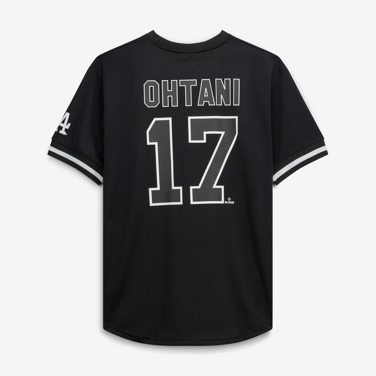 Men's Los Angeles Dodgers Shohei Ohtani Fanatics Black/White Big & Tall Heavyweight Mesh Jersey