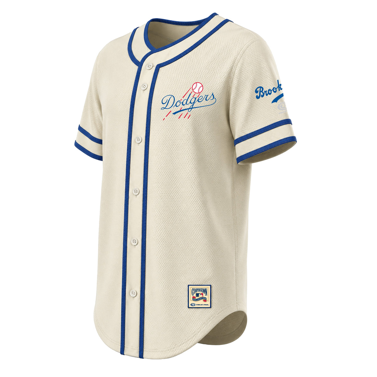 Men's Los Angeles Dodgers Stitches Natural Throwback Fashion Jersey