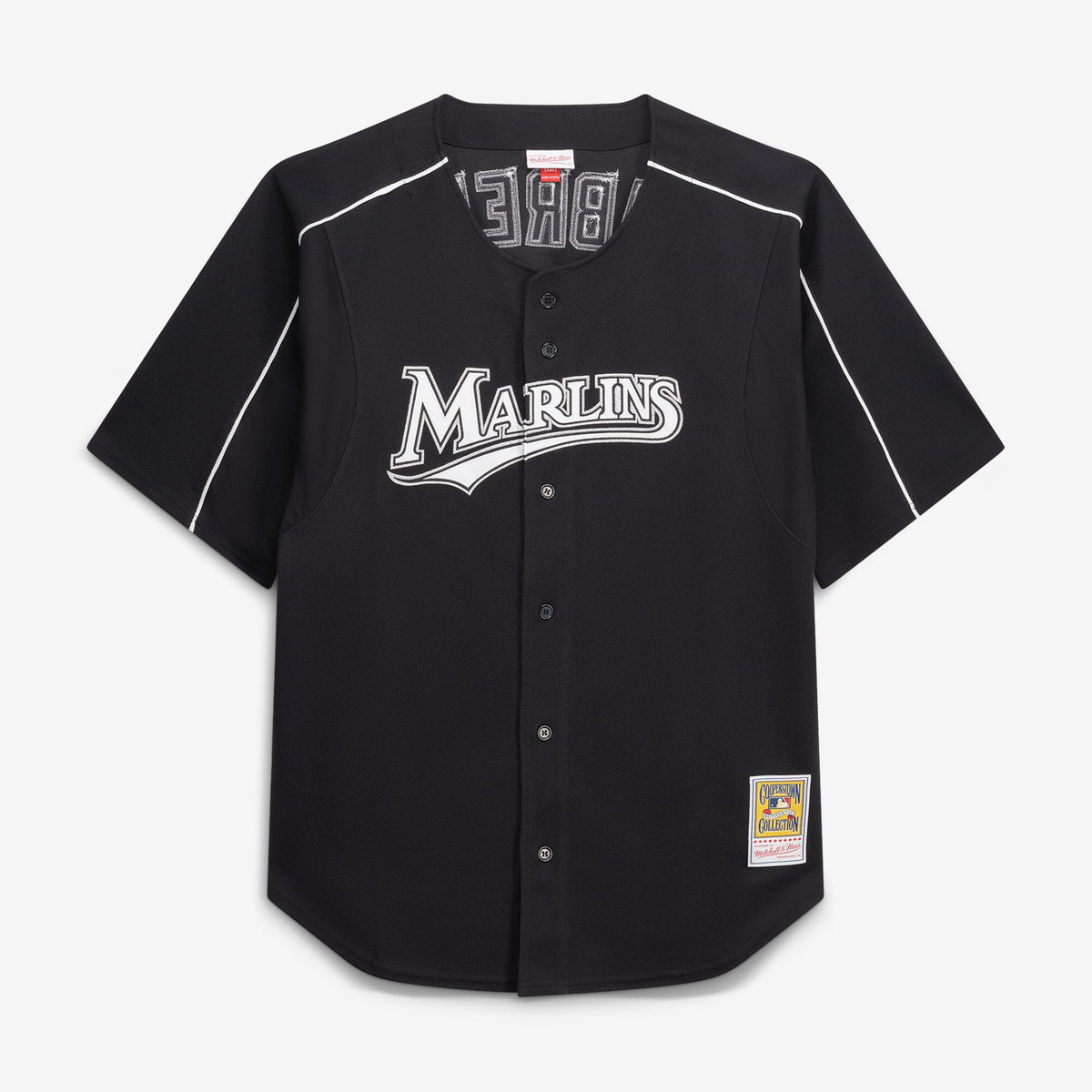 Men's Miami Marlins Miguel Cabrera Mitchell & Ness Black Big & Tall Cooperstown Mesh Batting Practice Jersey