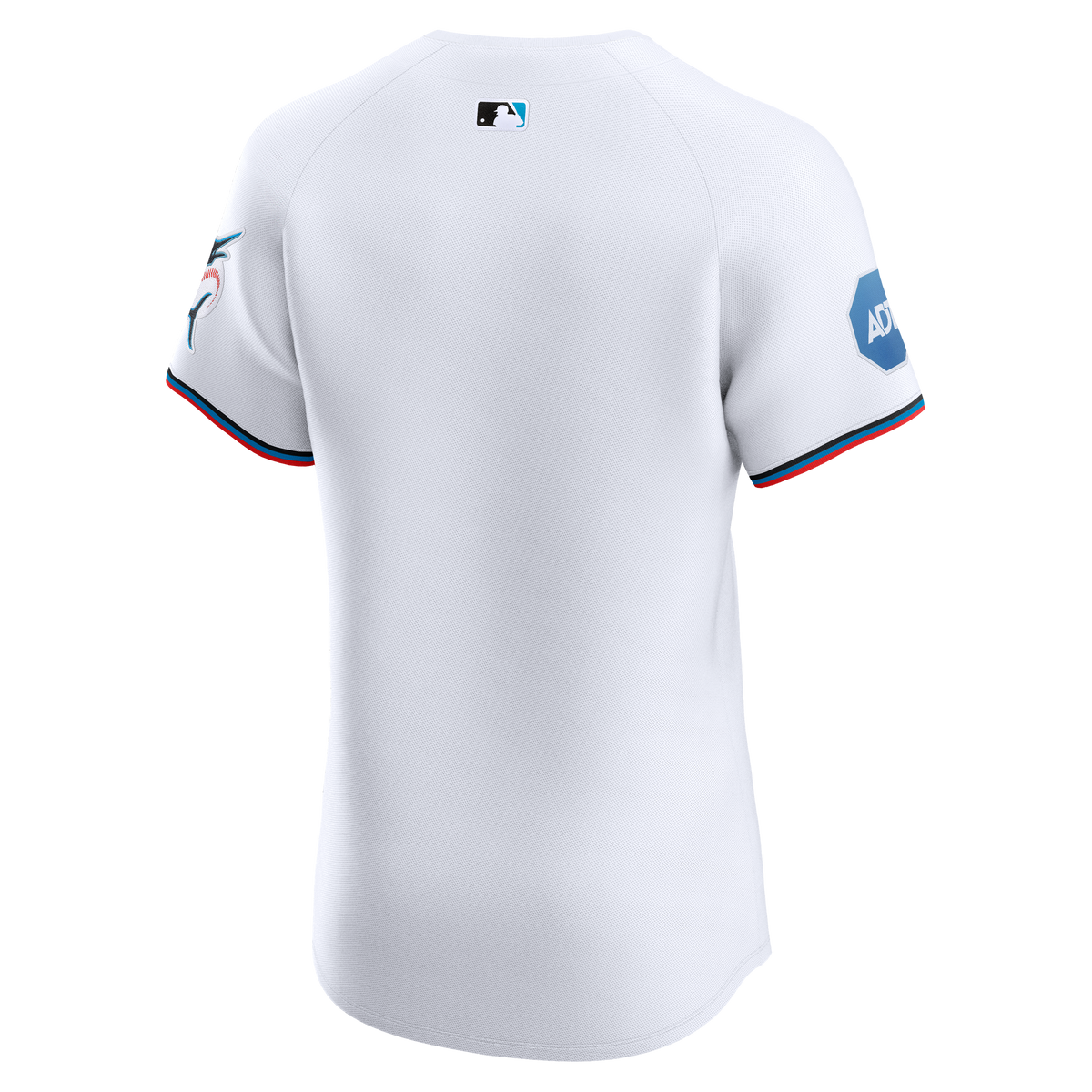 Men's Miami Marlins Nike White Home Elite Jersey