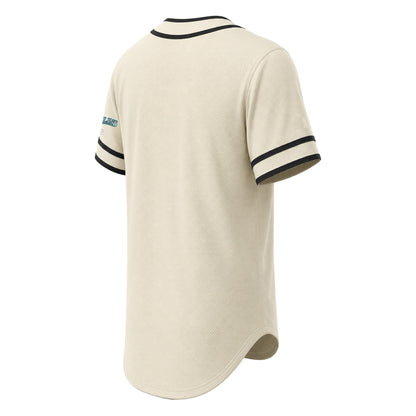 Men's Miami Marlins Stitches Natural Throwback Fashion Jersey