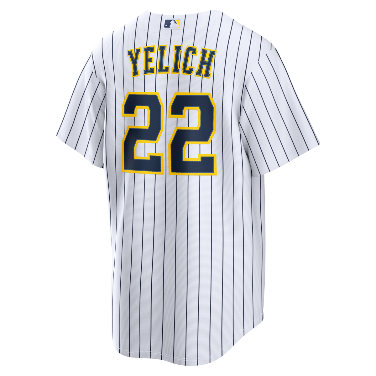 Men's Milwaukee Brewers Christian Yelich Nike White Alternate Replica Jersey