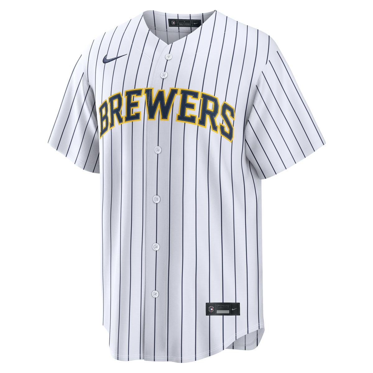 Men's Milwaukee Brewers Christian Yelich Nike White Alternate Replica Jersey