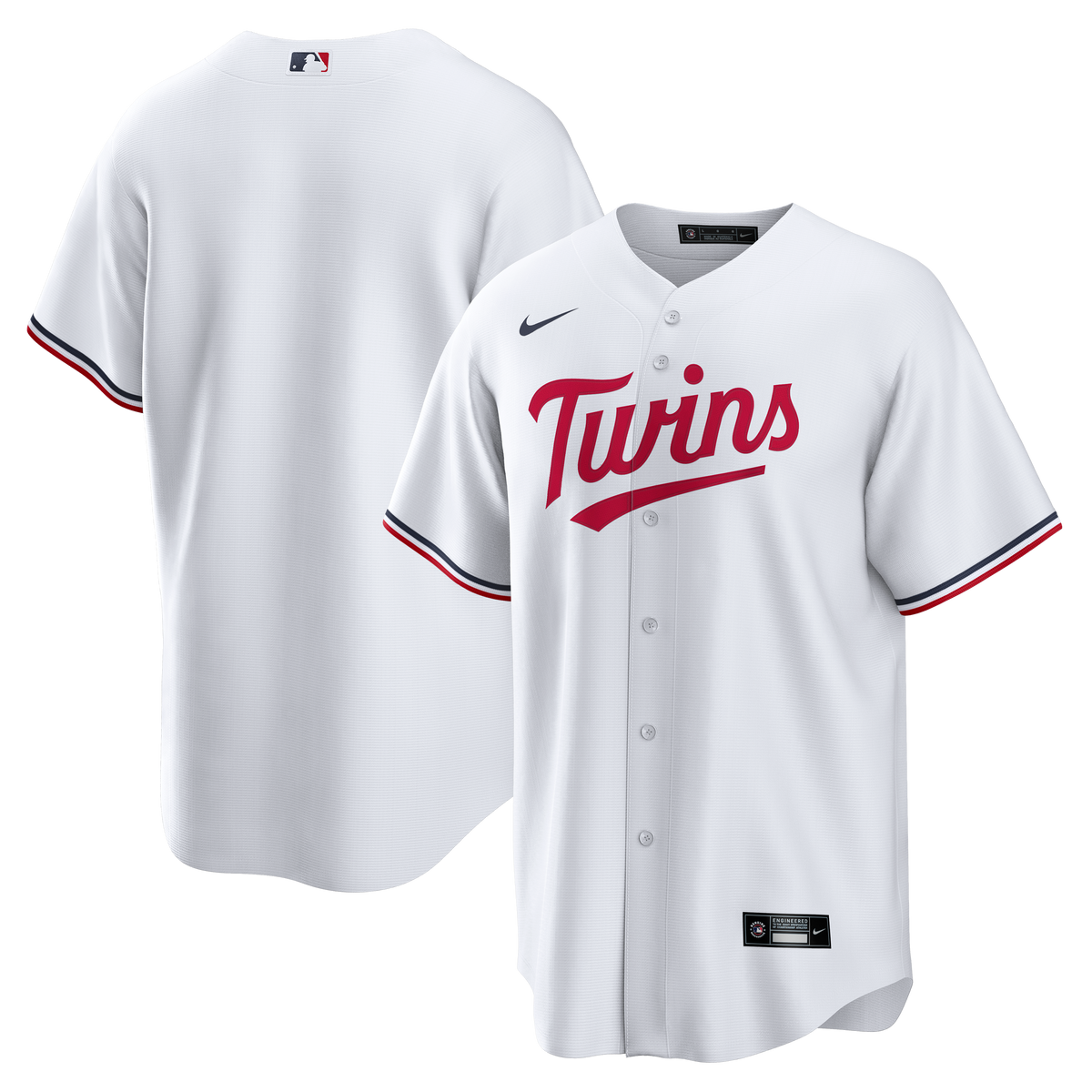 Men's Minnesota Twins Nike White Home Big & Tall Replica Jersey