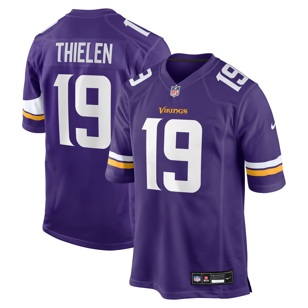 Men's Minnesota Vikings Adam Thielen Nike Purple Game Jersey