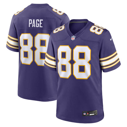 Men's Minnesota Vikings Alan Page Nike Purple Retired Player Alternate Game Jersey