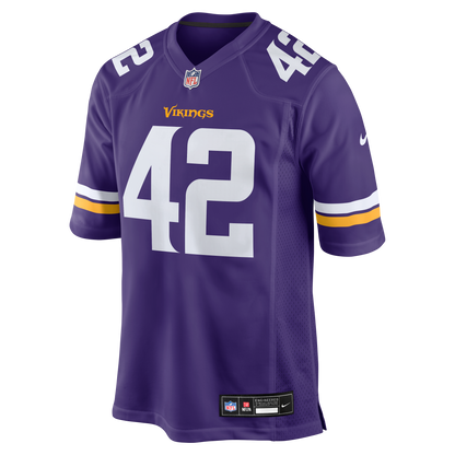 Men's Minnesota Vikings Andrew DePaola Nike Purple Game Jersey