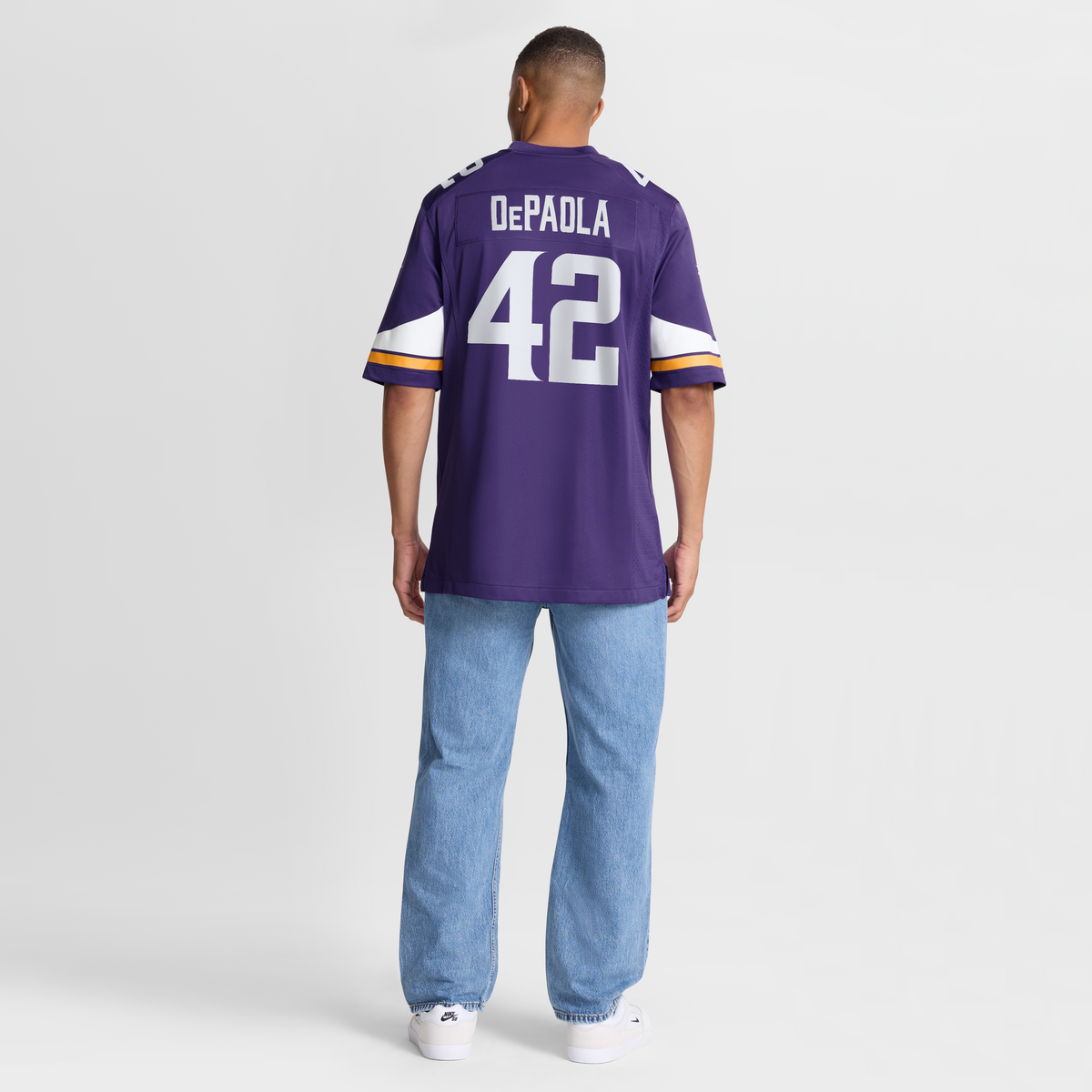 Men's Minnesota Vikings Andrew DePaola Nike Purple Game Jersey