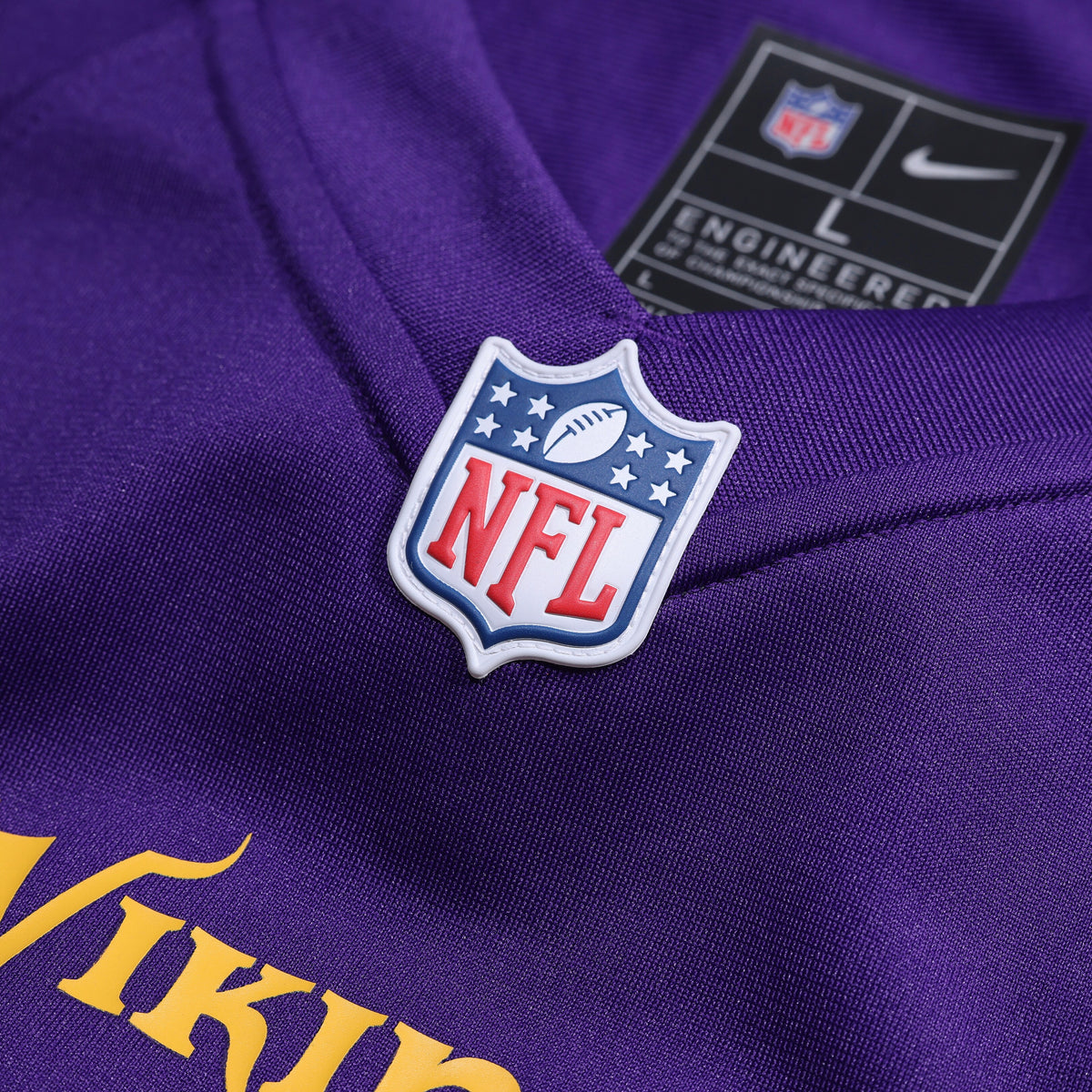 Men's Minnesota Vikings Caleb Banks Nike Purple 2026 NFL Draft First Round Pick No. 18 Team Game Jersey