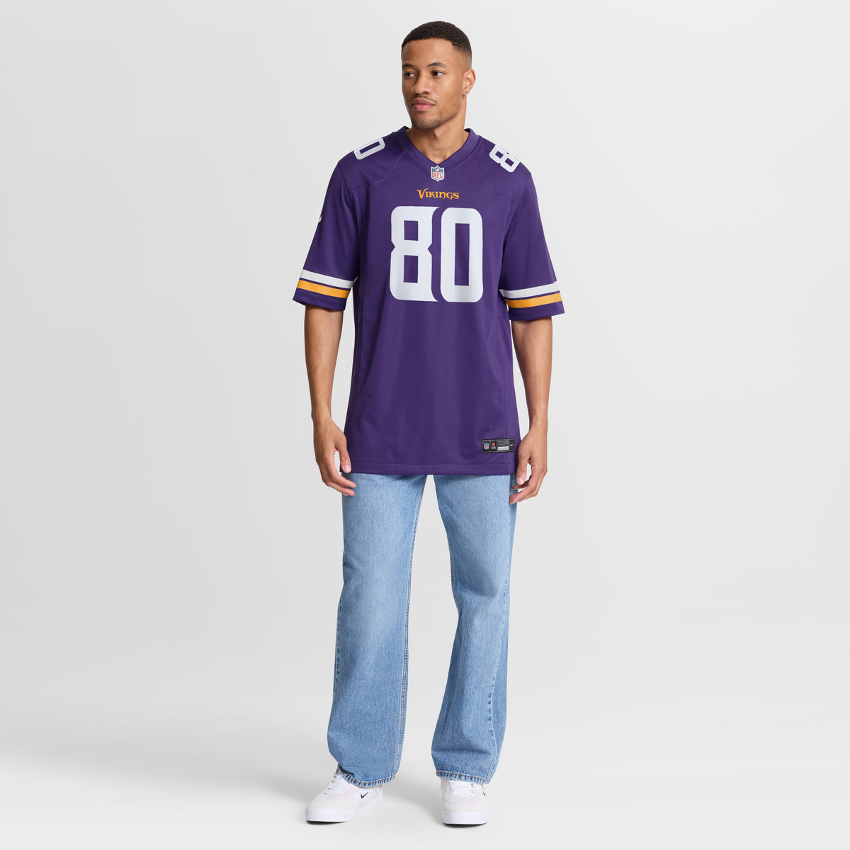 Men's Minnesota Vikings Cris Carter Nike Purple Game Retired Player Jersey