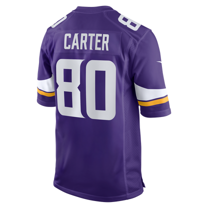 Men's Minnesota Vikings Cris Carter Nike Purple Game Retired Player Jersey