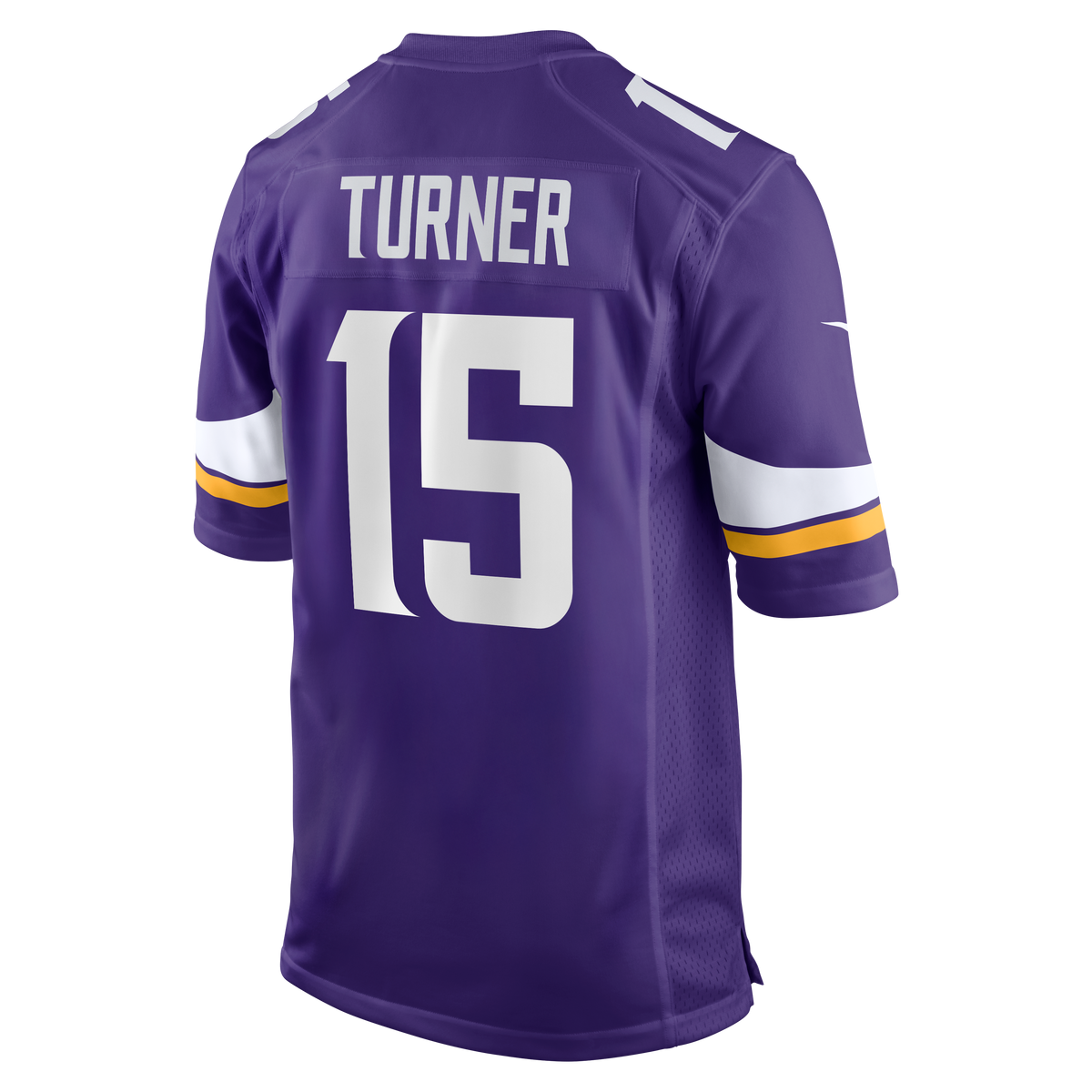 Men's Minnesota Vikings Dallas Turner Nike Purple Game Jersey