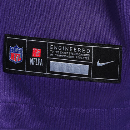 Men's Minnesota Vikings Dallas Turner Nike Purple Player Game Jersey