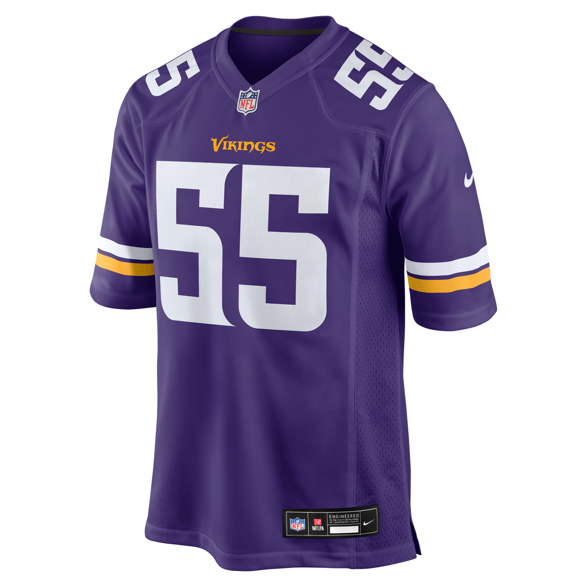 Men's Minnesota Vikings Eric Wilson Nike Purple Team Game Jersey