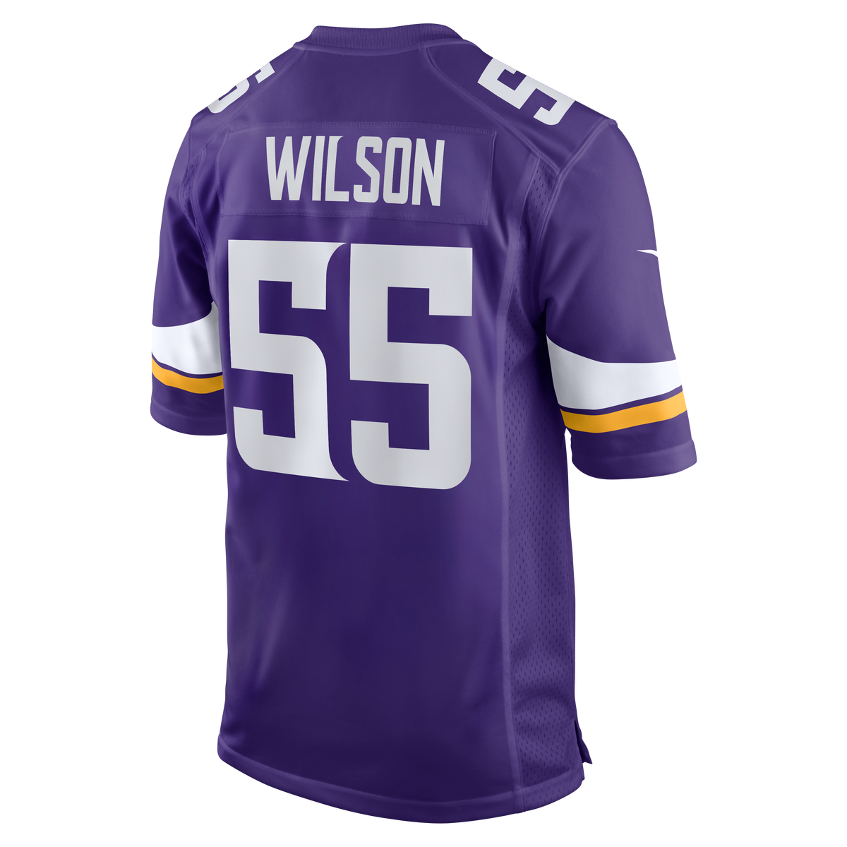Men's Minnesota Vikings Eric Wilson Nike Purple Team Game Jersey