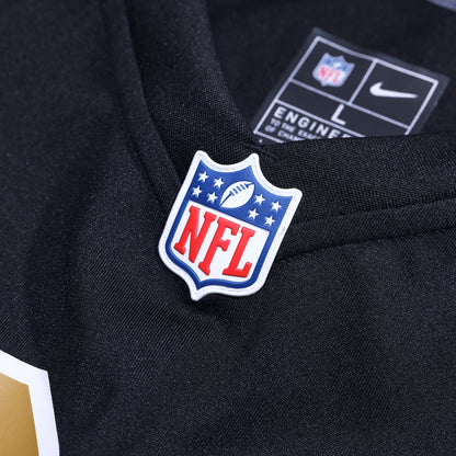 Men's New Orleans Saints Alvin Kamara Nike Black Alternate Game Jersey