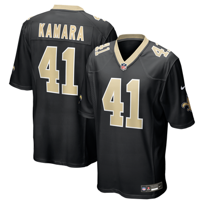 Men's New Orleans Saints Alvin Kamara Nike Black Game Jersey