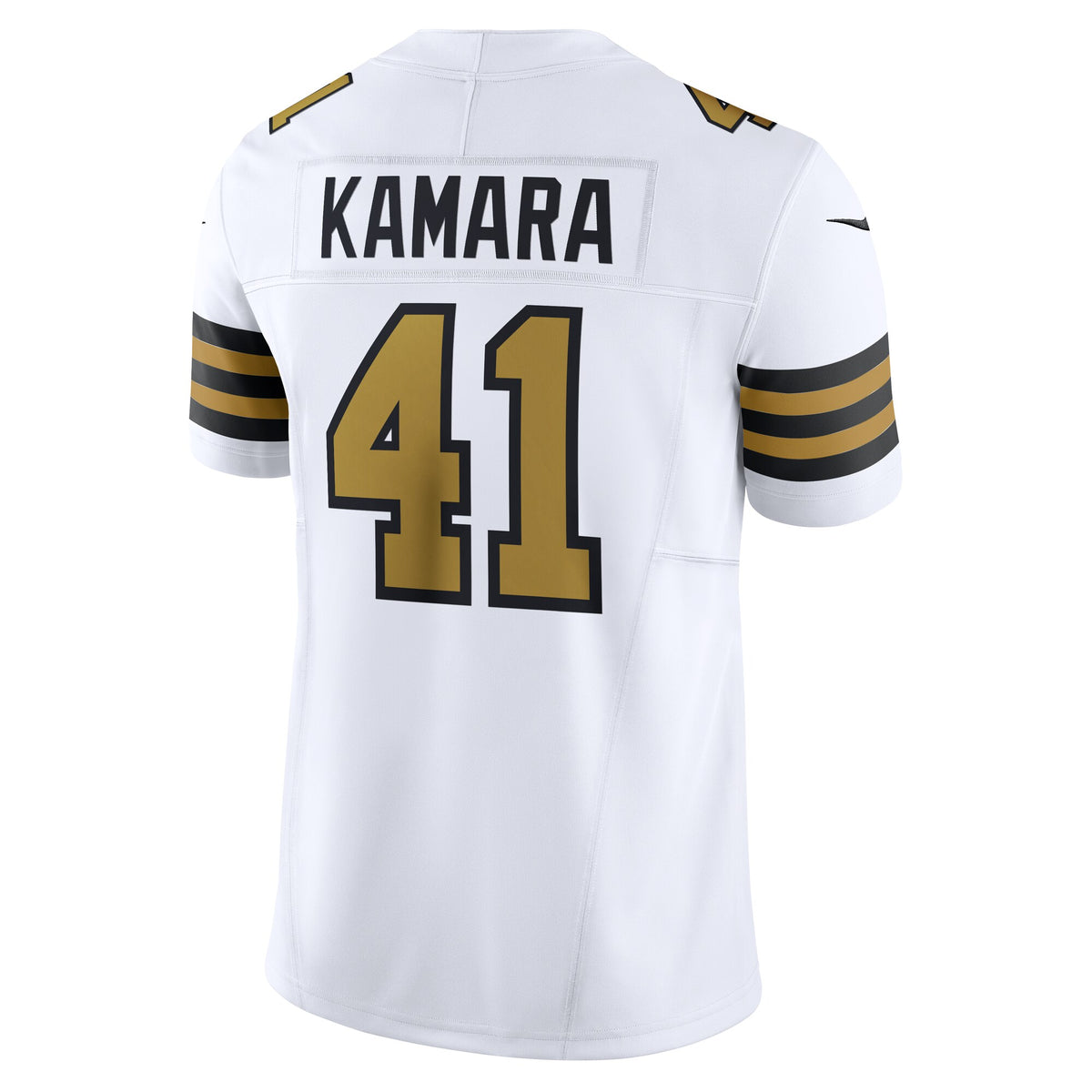 Men's New Orleans Saints Alvin Kamara Nike White Alternate Vapor F.U.S.E. Limited Jersey