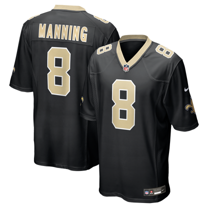 Men's New Orleans Saints Archie Manning Nike Black Game Retired Player Jersey
