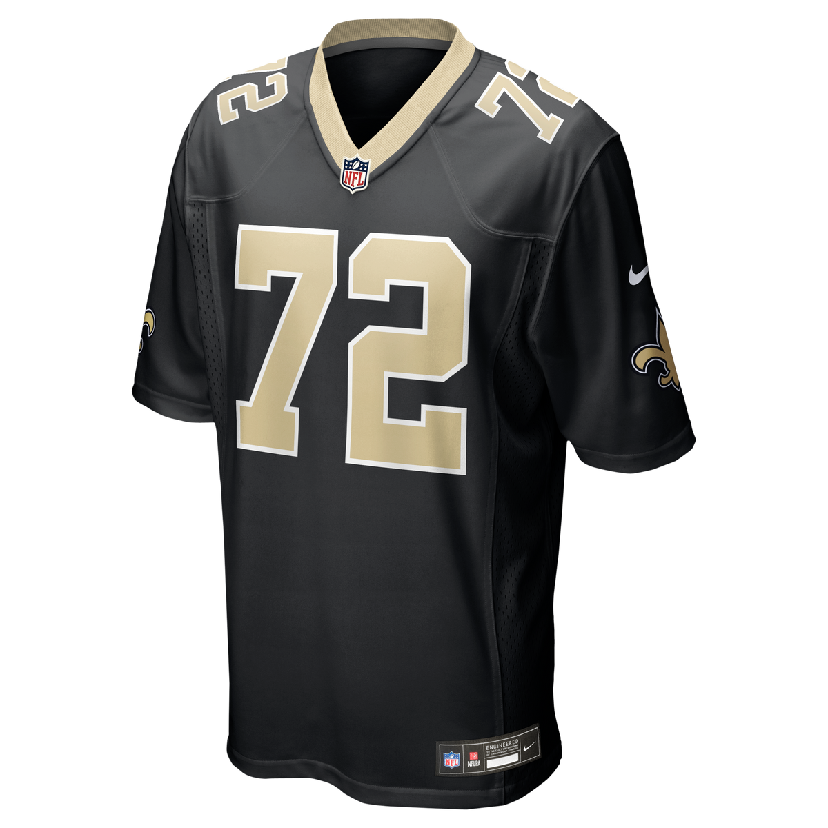 Men's New Orleans Saints Asim Richards Nike Black Team Game Jersey