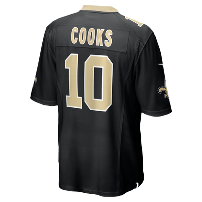 Men's New Orleans Saints Brandin Cooks Nike Black Team Game Jersey