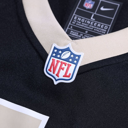 Men's New Orleans Saints Bryan Bresee Nike Black Game Jersey