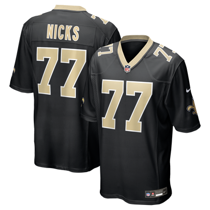 Men's New Orleans Saints Carl Nicks Nike Black Game Retired Player Jersey
