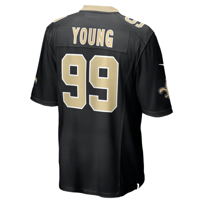 Men's New Orleans Saints Chase Young Nike Black Game Jersey