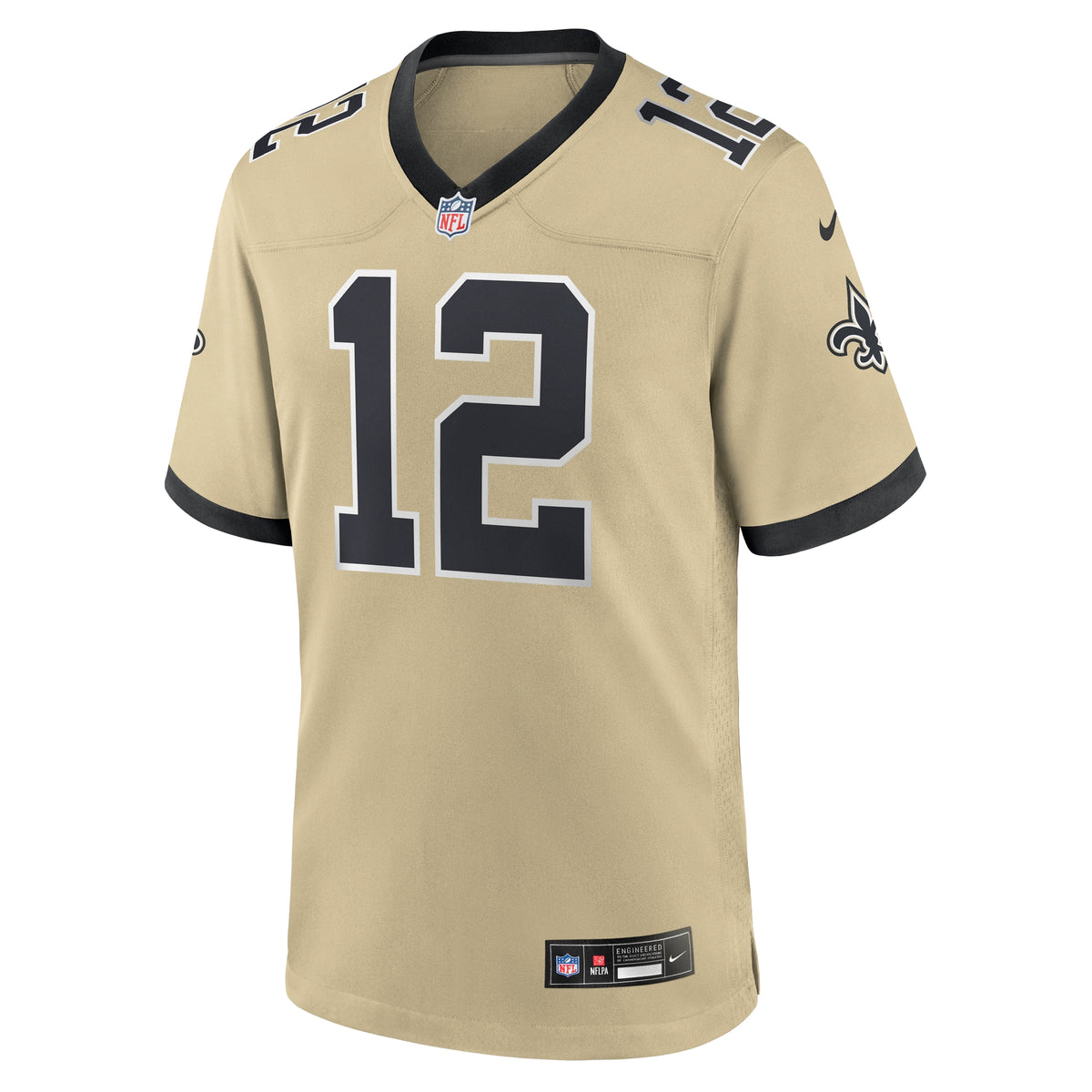 Men's New Orleans Saints Chris Olave Nike Gold Gameday Golds Alternate Game Player Jersey