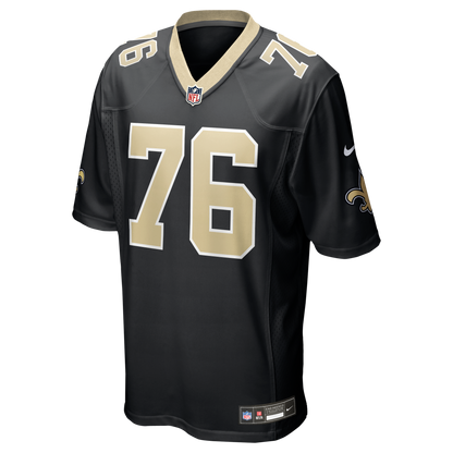 Men's New Orleans Saints David Edwards Nike Black Team Game Jersey