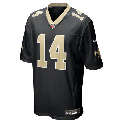 Men's New Orleans Saints Devaughn Vele Nike Black Team Game Jersey