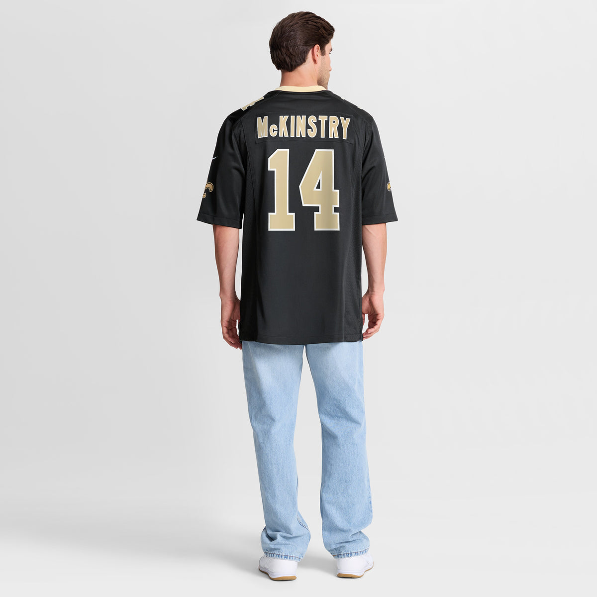 Men's New Orleans Saints Ga&'Quincy McKinstry Nike Black Player Game Jersey