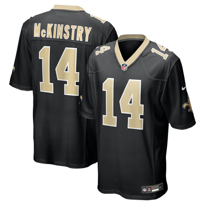 Men's New Orleans Saints Ga&'Quincy McKinstry Nike Black Player Game Jersey