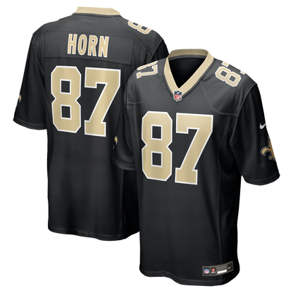 Men's New Orleans Saints Joe Horn Nike Black Game Retired Player Jersey