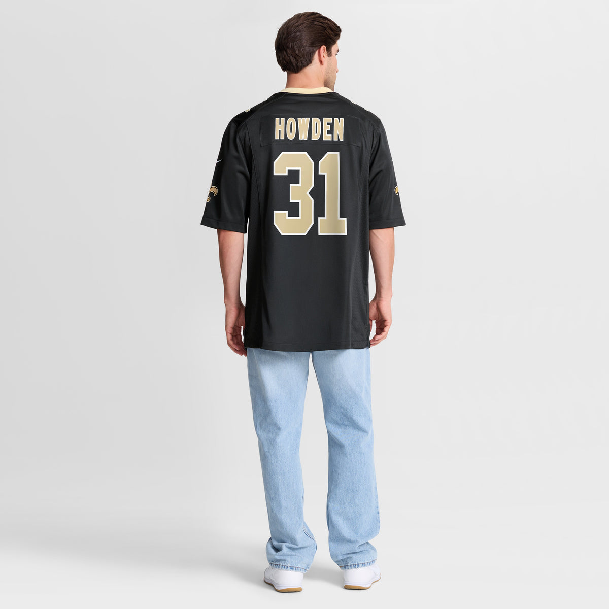 Men's New Orleans Saints Jordan Howden Nike Black Team Game Jersey