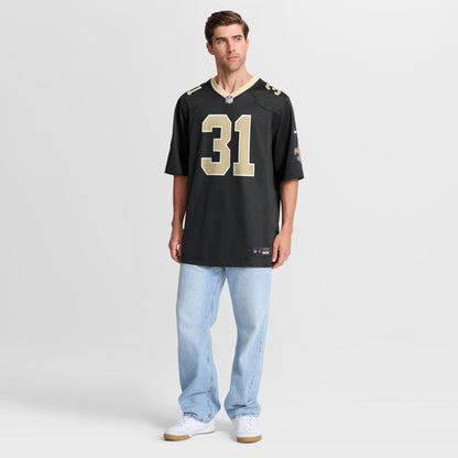 Men's New Orleans Saints Jordan Howden Nike Black Team Game Jersey