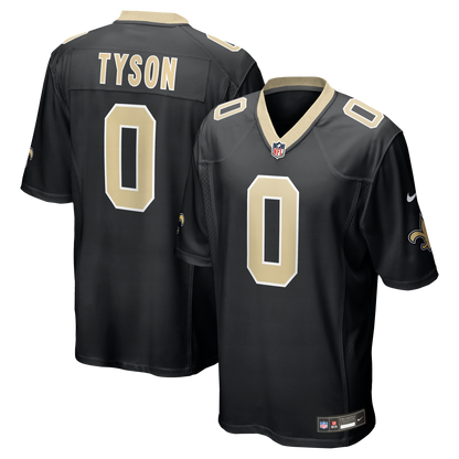 Men's New Orleans Saints Jordyn Tyson Nike Black 2026 NFL Draft First Round Pick No. 8 Team Game Jersey