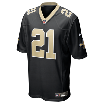 Men's New Orleans Saints Justin Reid Nike Black Team Game Jersey