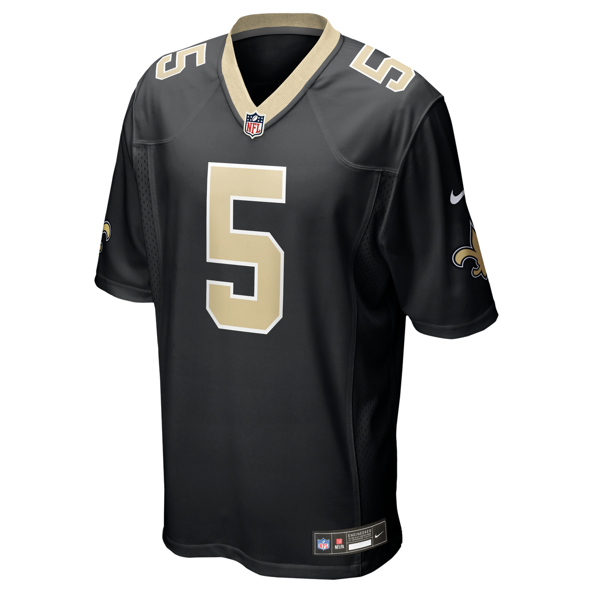 Men's New Orleans Saints Kendre Miller Nike Black Team Game Jersey