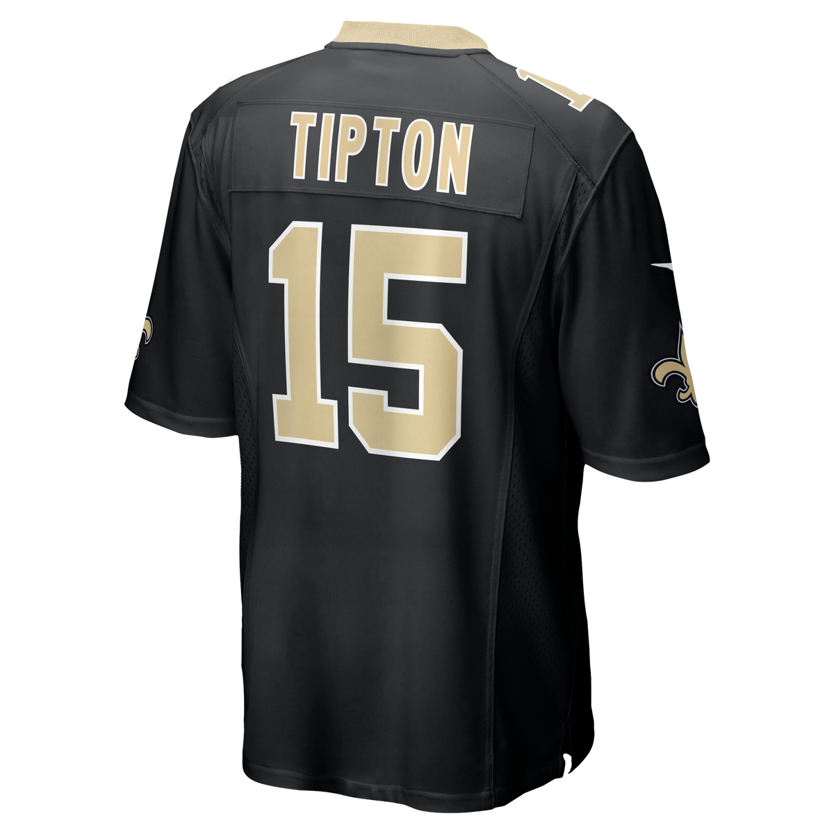 Men's New Orleans Saints Mason Tipton Nike Black Team Game Jersey